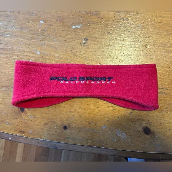 Vintage Polo Sport Headband Red - Picture 1 of 4
